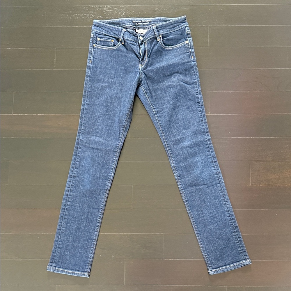 Banana Republic Women's Skinny Jeans in Denim Blue